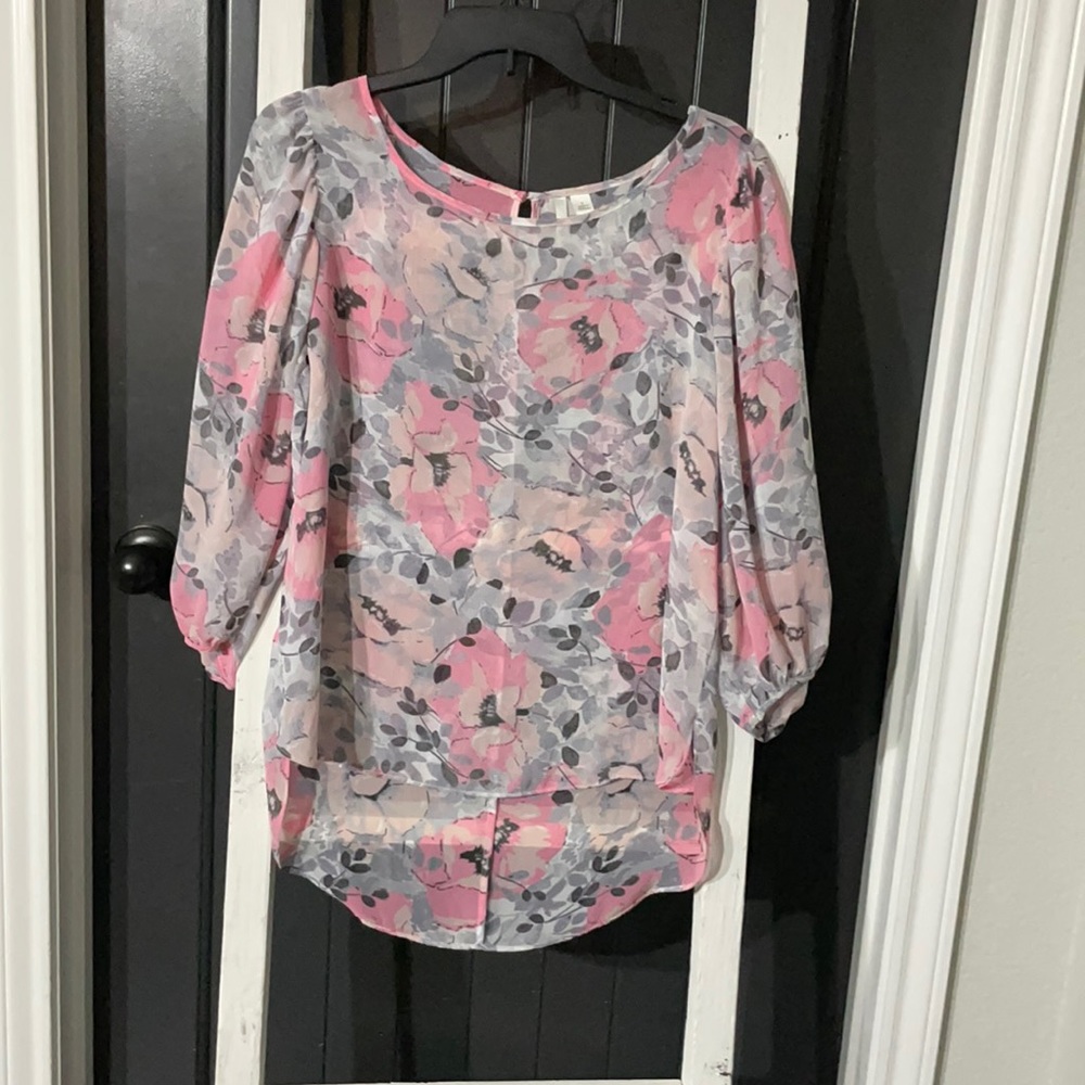LC by Lauren Conrad see thru blouse.EUC